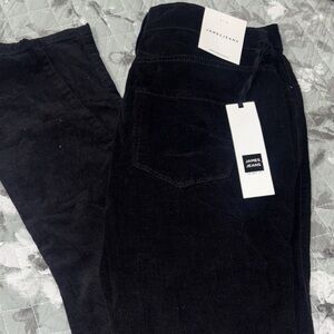 James Jeans Classic Black Corduroy Jeans